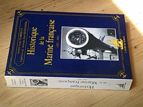 Historique de la marine française 1922-1942. DARRIEUS Henri QUEGUINER Jean