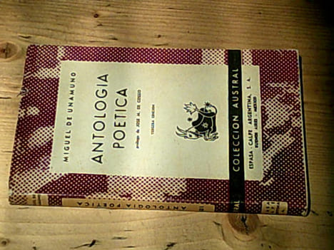 Antologia poetica. UNAMUNO Miguel De