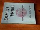 Dernier mirage. PELLEGRIN Jean