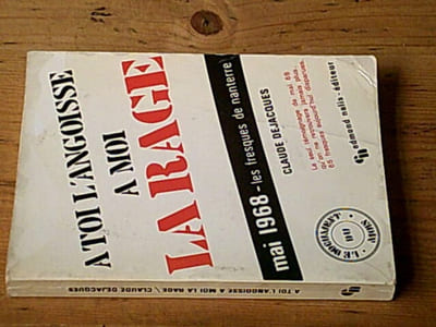 A Toi L'angoisse A Moi La Rage : Mai 1968 - Les Fresques De Nanterre