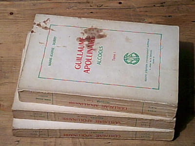 Guillaume Apollinaire / Alcools - Complet en trois volumes