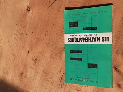 Les mathématiques au service du métier