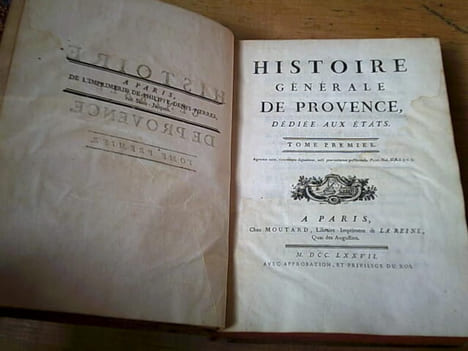 Histoire générale de Provence dédiée aux Etats - Tome premier. PAPON Abbé Jean-Pierre