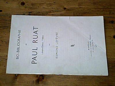 Bio-Bibliographie de Paul Ruat