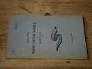 Bulletin du museum d'histoire naturelle de marseille - Janvier 1942 (n° 1 / Tome II). Collectif