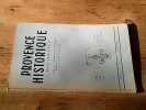 Revue trimestrielle "Provence historique" - Tome IV fascicule 16 (avril-juin 1954). 