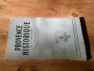 Revue trimestrielle "Provence historique" - Tome IV fascicule 18 (octobre-décembre 1954). 