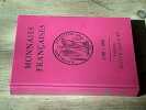 Monnaies françaises 1789 2001. 