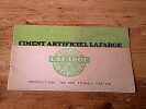 Fascicule ancien - Ciment artificiel Lafarge. Collectif