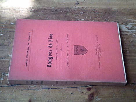 Congrès de Nice 19-23 avril 1927 / Comptes-rendus et mémoires. Collectif