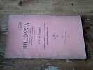 Revue Rhodania - Liste des membres - Compte-rendu du 7e congr&egrave;s &agrave; Bourg en Bresse 1925 (Du n&deg; 1001 &agrave; 1066). Collectif