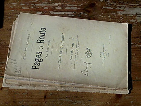 Pages de Route (En Provence) I : La colline du cabot. Elzéard Rougier