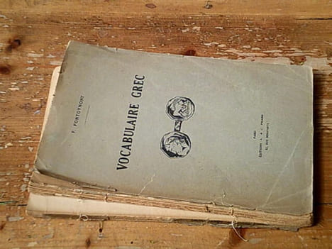 Vocabulaire grec commenté et sur textes. F. Fontoynont