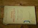 Textes proven&ccedil;aux choisis et annot&eacute;s par Bruno Durand. Bruno Durand