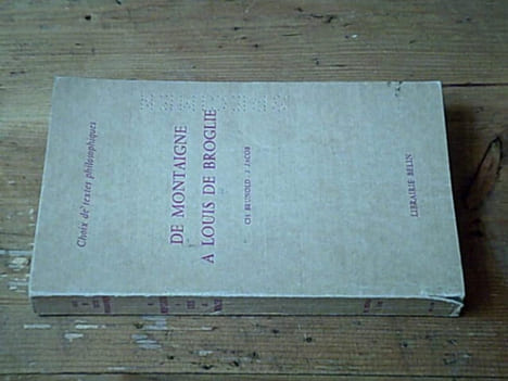 De Montaigne à Louis de Broglie. BRUNOLD Ch. JACOB J
