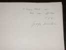 Titres et Travaux Scientifiques. SERRATRICE (Georges)