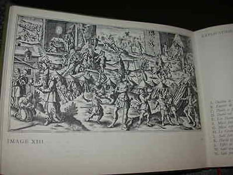 La Bible en 503 scènes gravées 68 pointes sèches du XVIIe siècle dédiée à la Reyne Mère. GIRARD (R. Père Antoine)