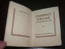 Confidence Africaine. MARTIN DU GARD (Roger)