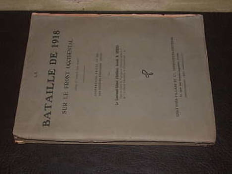 La Bataille De 1918 Sur Le Front Occidental. CORDA (H.)