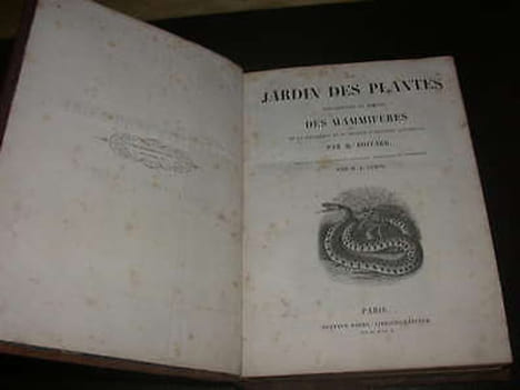 5 titres reliés : - Le jardin des plantes. Description et moeurs des mammifères de la ménagerie et du muséum d'histoire naturelle par M.J. Boitard ...