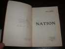 Nation - Avec Envoi. VAGUE (Jean)