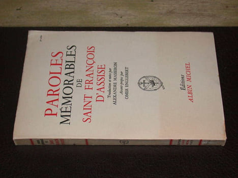 Paroles Mémorables De Saint François d'Assise. MASSERON (Alexandre)