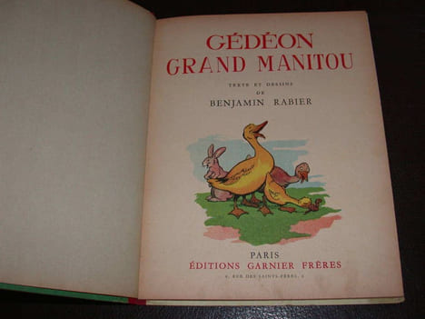 Gédéon Grand Manitou. RABIER (Benjamin)