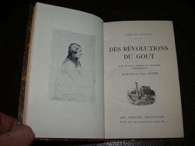 Des Révolutions du Goût. Suivi de deux articles non recueillis précédemment. Introduction par Henri Moncel