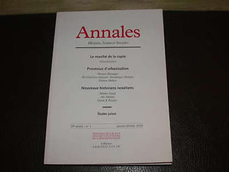 ANNALES. Histoire Sciences Sociales. 59e Année. N° 1. Janvier-Février 2004. undefined