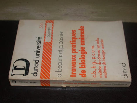 Travaux pratiques de biologie animale. BEAUMONT (A.) CASSIER (P.)