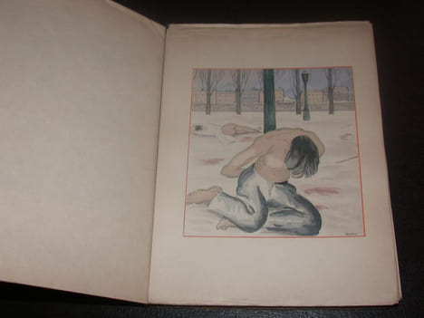 Poèmes 1914-1924. Lampes à arc feuilles de température suivis de vingt-cinq poèmes sans oiseaux - Illustré de 16 aquarelles de Georges Gaudion - Ex ...