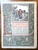 Les Amours de Frêne & Galeran, racontées d'après Jean Renart, trouvère du XIIe siècle, par le poète André Mary et ornées de XXXVII images gravées sur ...