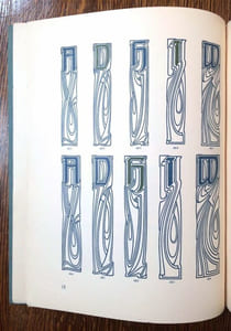 Schriften, Initialen und Schmuck nach Zeichnungen von Professor Behrens.