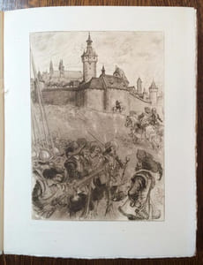 Rothenburg. Une ville du passé. Texte et illustrations par Albert Robida.