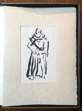 Les Moines. Lithographies originales de H.-V. Wolvens.. VERHAEREN Emile.
