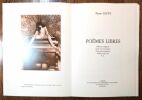 Petites miettes amoureuses. Poèmes libres. Edition originale ornée en frontispice d'une photographie inédite prise par P. L. [suivis de] Deux contes. ...