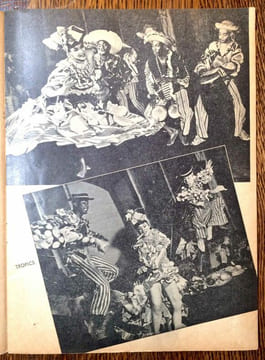 Katherine Dunham haar dansers haar muzikanten in A Caribean Rhapsody - Rhapsodie Caraïbe.. undefined