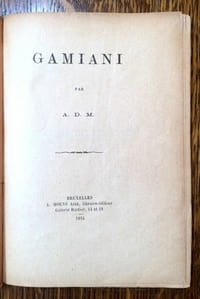 Gamiani.