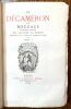 Le Décaméron. Traduction complète par Antoine le Maçon..  BOCCACE.