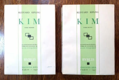Kim. Avec douze gravures imprimées en couleurs de D.-Ch. Fouqueray. Traduction de L. Fabulet et Ch. Fountaine-Walker.