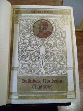 Ballades, rondeaux & chansons. Eaux-fortes en couleurs et bois dessinés et gravés par Georges Bruyer.. MAROT Clément, BRUYER Georges.