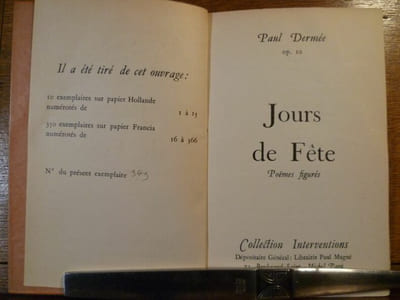 Jours de Fête. Poëmes figurés.