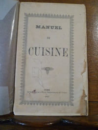 Manuel de cuisine.