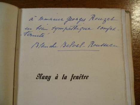 Nany à la fenêtre. Préface par Henry Maubel.. ROUSSEAU Blanche