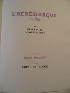 L'Hérésiarque et Cie. Pointes sèches de Mario Prassinos.