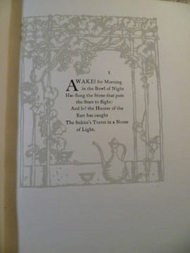 Rubaiyat. Illustré par Franck Brangwyn. Traduction d'Edward Fitzgerald.. KHAYYAM Omar