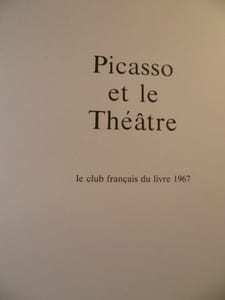 Picasso et le théâtre.