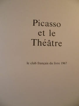 Picasso et le théâtre.. COOPER Douglas
