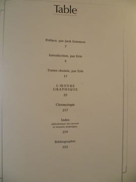 Erté. Oeuvre graphique complet.. ERTE