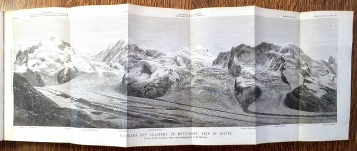 Guide illustré du voyageur en Suisse et à Chamonix. Suivi de l'Appendice 1870-1871, Services maritimes et chemins de fer. Itinéraire descriptif comprenant 100 gravures, 4 panoramas, 8 cartes et 5 plans.